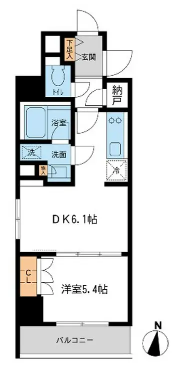 レジデンス両国駅前 5階階 間取り