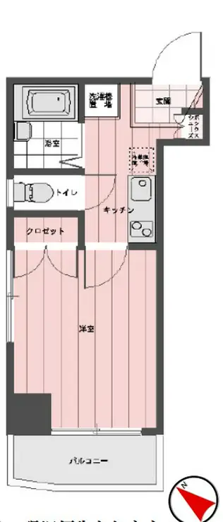 スカイコート新宿曙橋 5階階 間取り