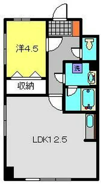荻野ビル 4階階 間取り