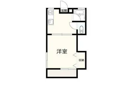 東ハイツかんざわ(2LDK/1階)の間取り写真