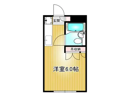 テイスト今池(ワンルーム/1階)の間取り写真