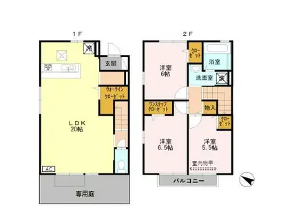 SOLARE(3LDK/1階)の間取り写真