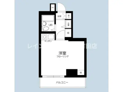 横浜平沼ダイカンプラザ三号館沼ダイカンプラザ三号館(1K/9階)の間取り写真