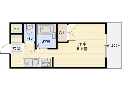 ソフィアコート(1K/3階)の間取り写真