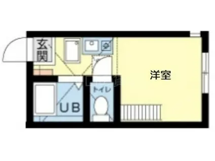 アーヴェル南加瀬IIB棟(ワンルーム/2階)の間取り写真