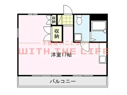 ホーキー・ポーキー(ワンルーム/2階)の間取り写真