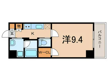 コルニーチェ小石川(1K/6階)の間取り写真