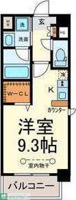 Z・R東別院(ワンルーム/4階)の間取り写真
