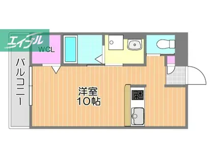 MINETTE(ワンルーム/1階)の間取り写真