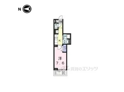 サピー日英Ⅲ(1K/3階)の間取り写真