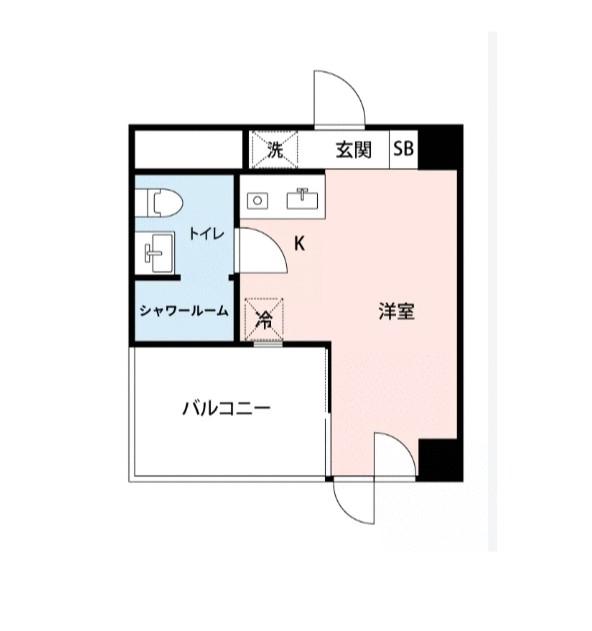 マイナビSTAYザ・レジデンス森下(ワンルーム/2階)の間取り写真