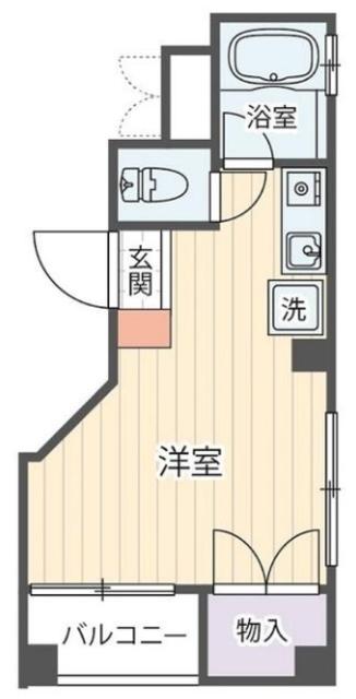 エスペランサ(ワンルーム/3階)の間取り写真