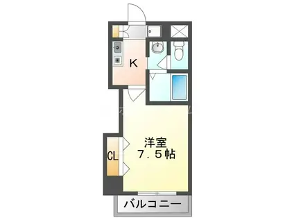 M´プラザ門真駅前(1K/9階)の間取り写真