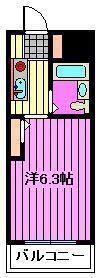 宮原ステーションプラザ(1K/1階)の間取り写真