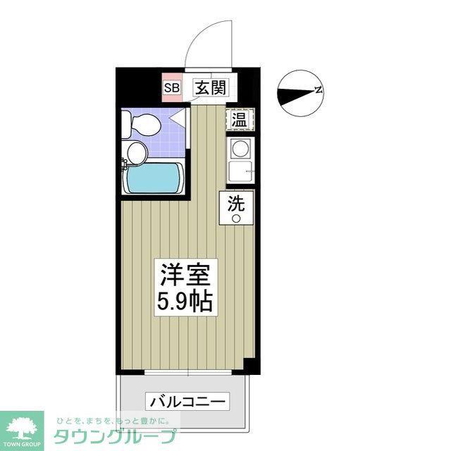 ドリームスペースマンション(ワンルーム/4階)の間取り写真