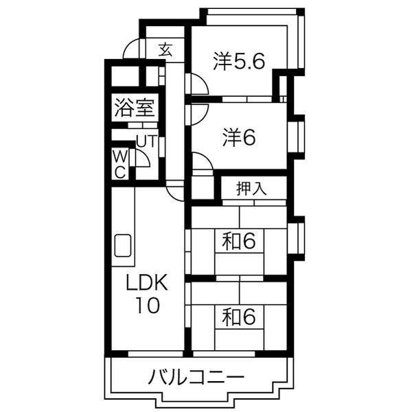 メゾンアモール(4LDK/2階)の間取り写真
