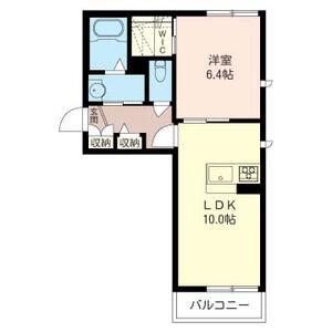 シャーメゾンシナモン(1LDK/2階)の間取り写真