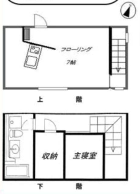 フィールド・ビー・ギャラリー(1LDK/1階)の間取り写真