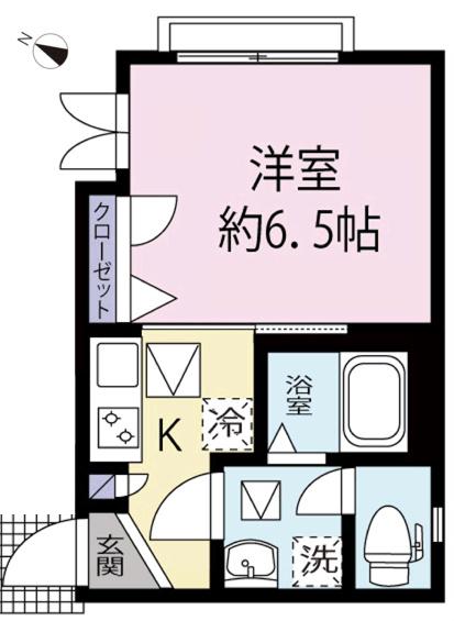 ことといハウス(1K/1階)の間取り写真
