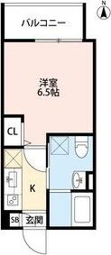 リサージュ(1K/3階)の間取り写真