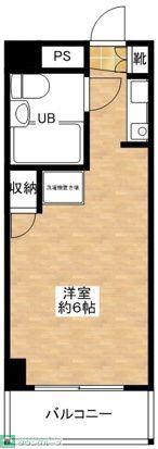 トーシンコーポ栄(ワンルーム/3階)の間取り写真