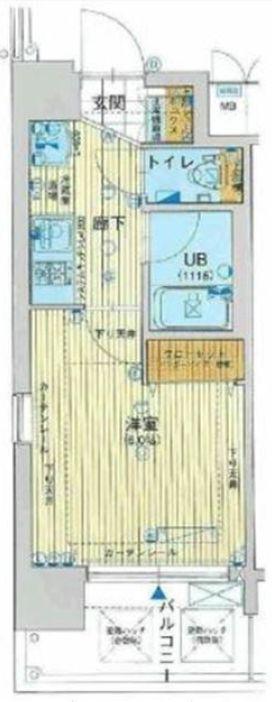 LC新梅田II(1K/7階)の間取り写真