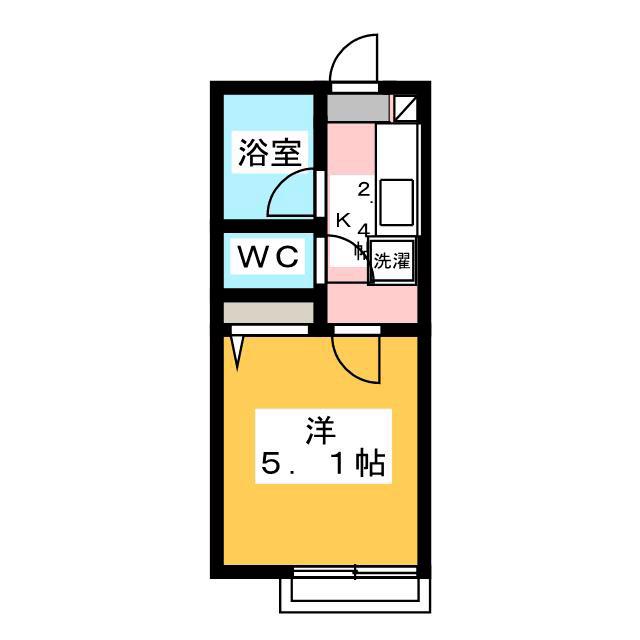 田無ロイヤルハイツ(1K/2階)の間取り写真