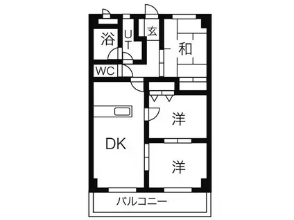 グレイス(3LDK/3階)の間取り写真