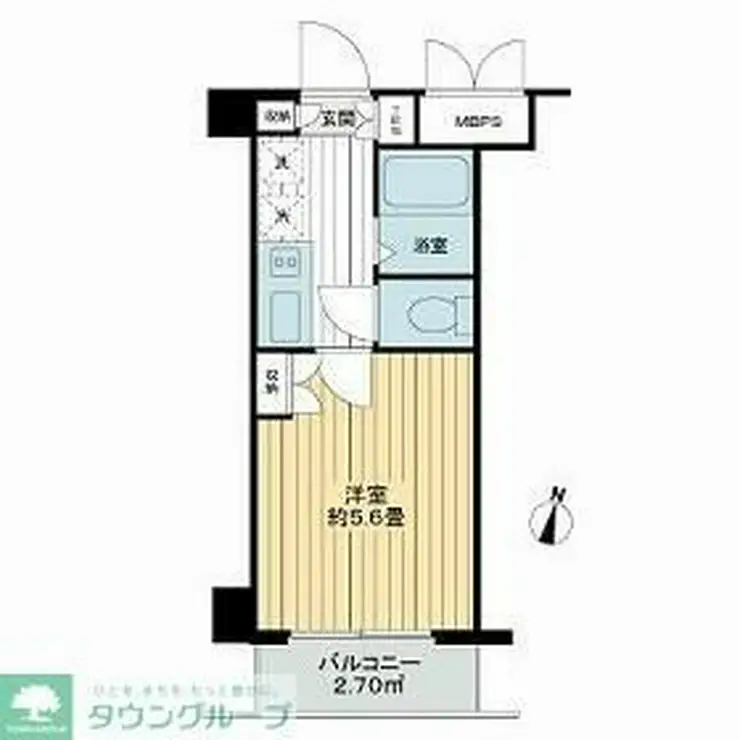 スタープラザ向ヶ丘遊園 7階階 間取り