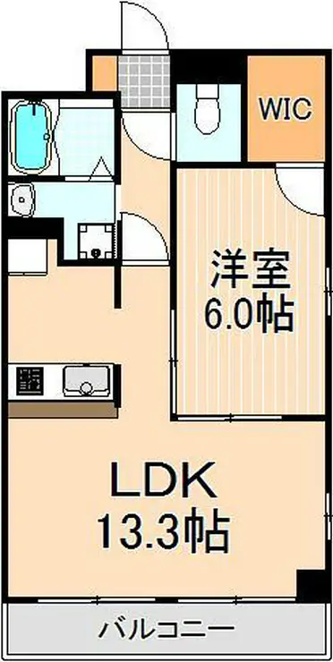 クレストコート北千住 9階階 間取り