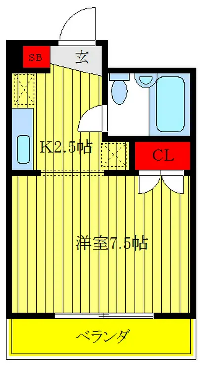 エトワール仲宿 3階階 間取り
