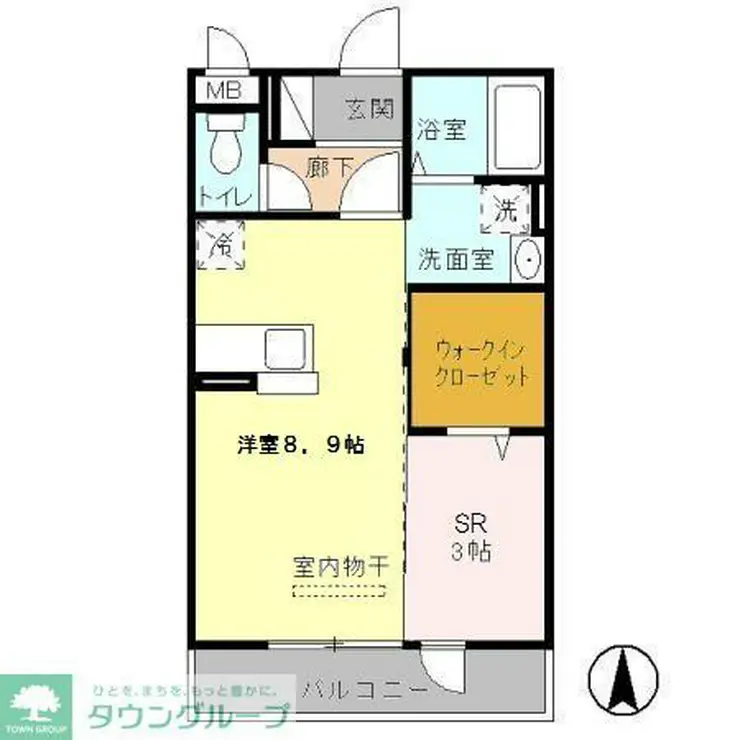 トレビナ与野本町 3階階 間取り