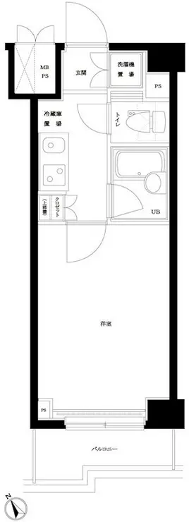 ルーブル南池袋 9階階 間取り