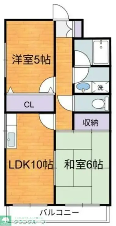 エクセル稲田 1階階 間取り