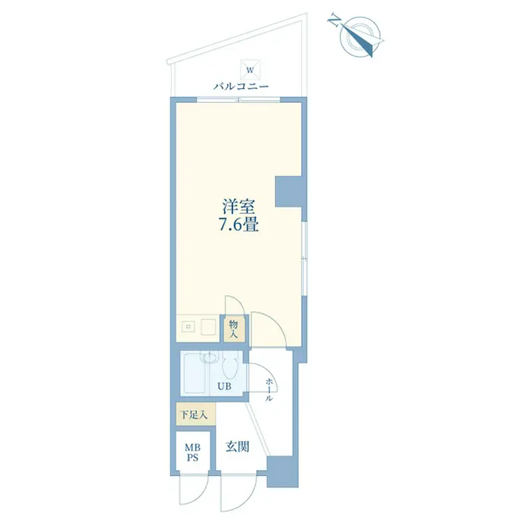ライオンズマンション川崎駅南 4階階 間取り
