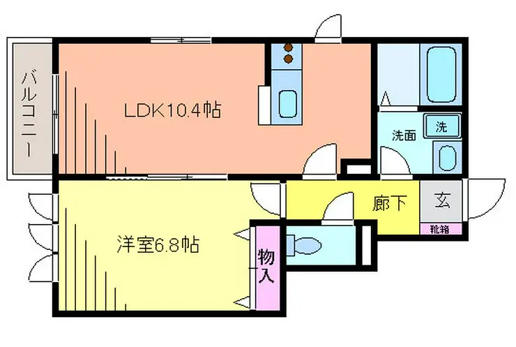 ベルデント柏 3階階 間取り