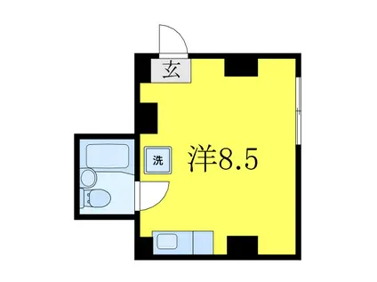 東武練馬IMAハウス(ワンルーム/1階)の間取り写真