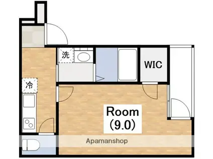 フジパレス住吉沢之町III番館(1K/1階)の間取り写真