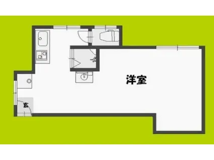 ノワール中島(ワンルーム/2階)の間取り写真
