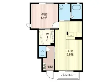 サニーコートダイドーK(1LDK/1階)の間取り写真