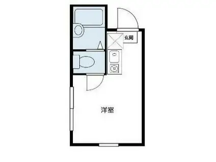 サンフォート小岩(ワンルーム/1階)の間取り写真