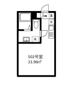 COCOFLAT王子(ワンルーム/5階)の間取り写真