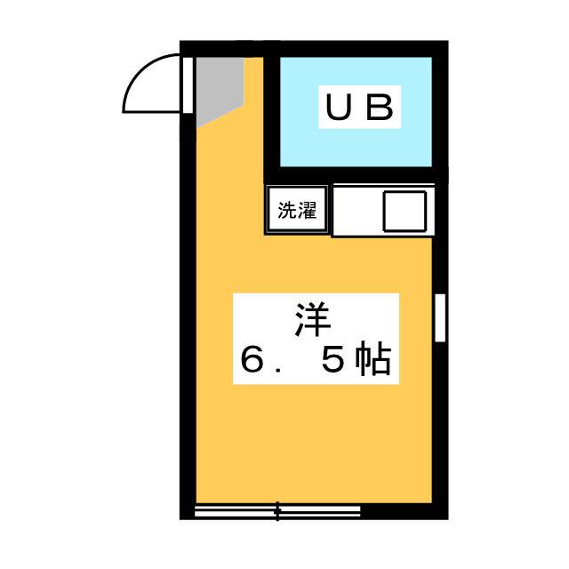 Cアーバンスクエア中野(ワンルーム/1階)の間取り写真