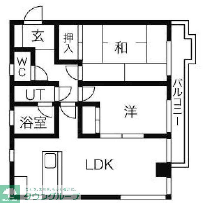 コルパティオ29(2LDK/3階)の間取り写真
