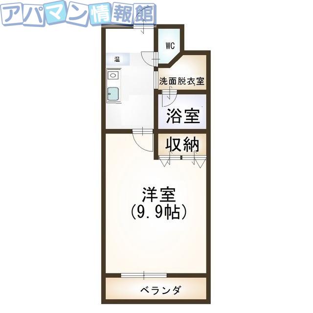 レジュイール(1K/3階)の間取り写真