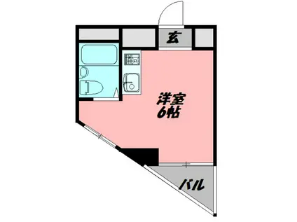 メゾンドパリ(ワンルーム/8階)の間取り写真