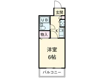 横須賀中央ダイカンプラザCITYI(1K/9階)の間取り写真