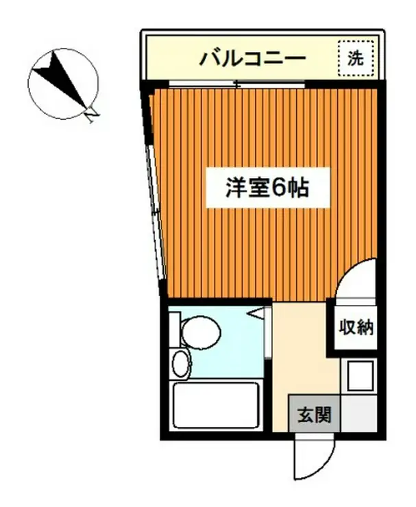サイレンスコーポ 3階階 間取り