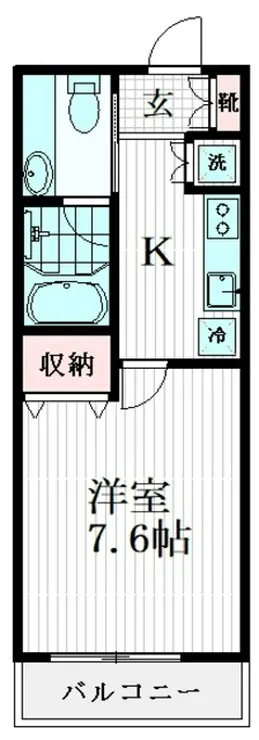 ソレアード上鷺 3階階 間取り