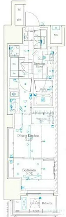 ザ・パークワンズ渋谷本町 13階階 間取り